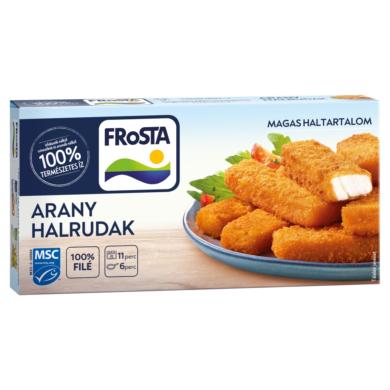 FRoSTA gyorsfagyasztott arany halrudak halfiléből