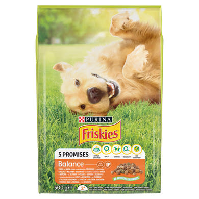 Friskies Balance száraz kutyaeledel csirkével és zöldségekkel