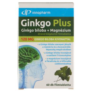Innopharm Ginkgo Plus 120 mg filmtabletta 60 db