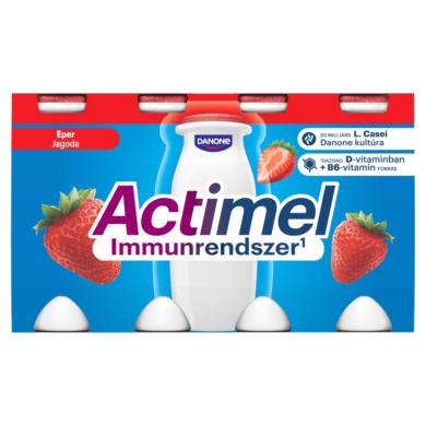 Danone Actimel zsírszegény élőflórás eperízű joghurtital 8 x  (800 g)
