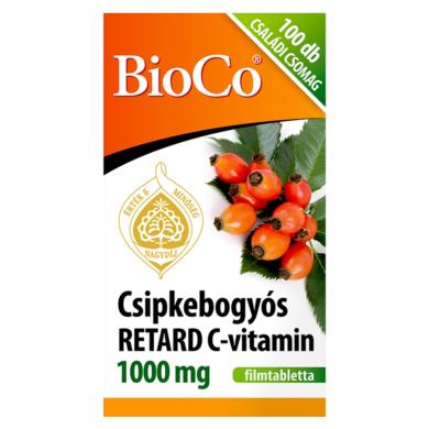 BioCo Csipkebogyós Retard C-vitamin 1000 mg Családi csomag filmtabletta