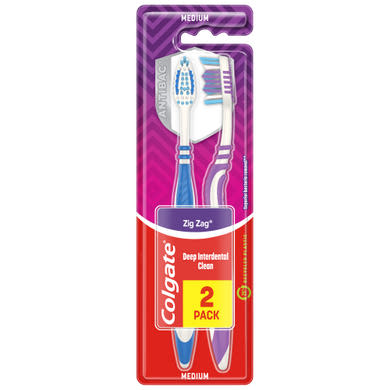 Colgate ZigZag közepes sörtéjű fogkefe