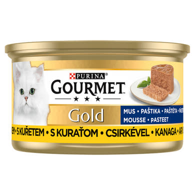 Gourmet Gold csirkével pástétom nedves macskaeledel