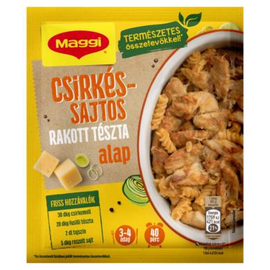 Maggi Csirkés-sajtos rakott tészta alap