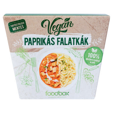 Foodbox Vegán készételek paprikás falatkák, 400 g