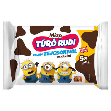 Mizo Túró Rudi natúr túródesszertbanán ízű 5 x , 150 g