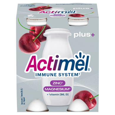 Danone Actimel zsírszegény meggyízű joghurtos ital B6- és D-vitaminnal 4 x  (400 g)