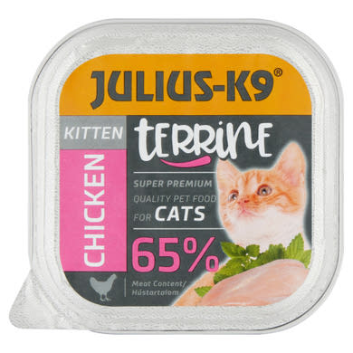 Julius-K9 teljes értékű eledel csirkével kölyök macskák számára