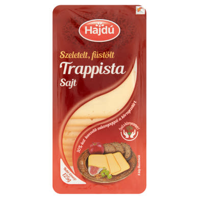 Hajdú szeletelt füstölt trappista sajt