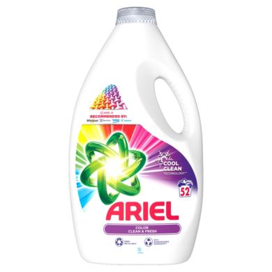 Ariel Color Clean & Fresh folyékony mosószer, 52 mosáshoz, 2,6 L