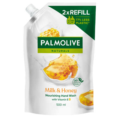 Palmolive Naturals Milk & Honey folyékony szappan utántöltő