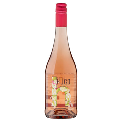 Hugo Pink rosé boralapú bodza-lime ízű szénsavas ital,