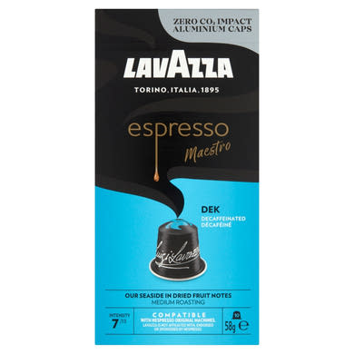 Lavazza Espresso Maestro Dek koffeinmentes őrölt pörkölt kávé kapszula 10 db