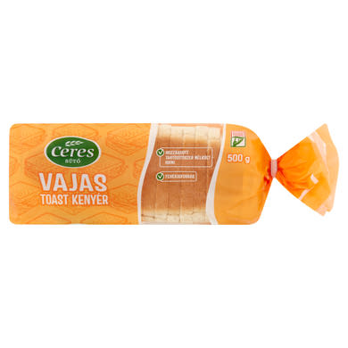 Ceres vajas toast kenyér