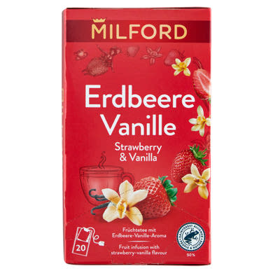 Milford Eper-Vanília ízű tea 20x2g