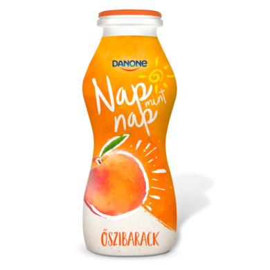 Danone Nap mint Nap élő joghurtkultúrát tartalmazó, őszibarackízű fermentált ital