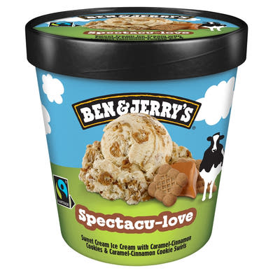 Ben & Jerry's tejszínnel ízesített jégkrém karamelles-fahéjas kekszdarabokkal