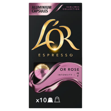 L'OR Espresso Or Rose őrölt-pörkölt kávé kapszulában 10 db