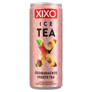XIXO Ice Tea őszibarackos jegestea gyümölcslével és természetes teakivonattal