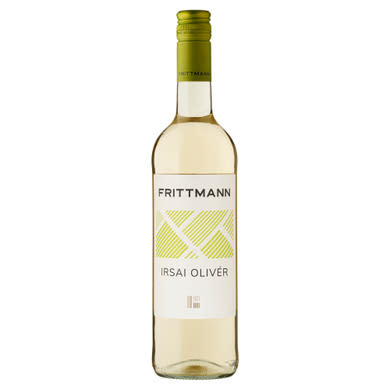Frittmann Kunsági Irsai Olivér száraz fehér bor,2023, 11,5%, + 50 ft betétdíj, 0,75 L