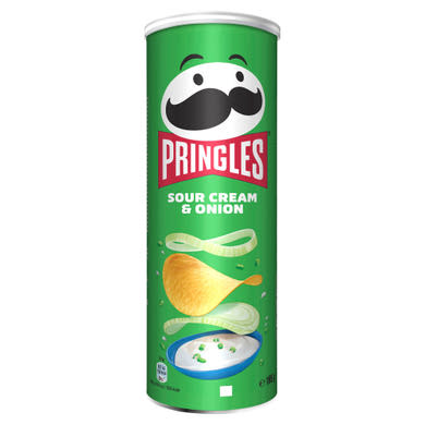 Pringles hagymás-tejfölös ízesítésű snack