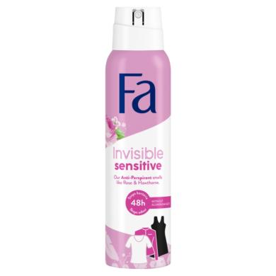 Fa izzadásgátló deospray Invisible Sensitive
