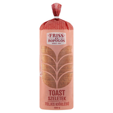 Toastszeletek teljes kiőrlésű,