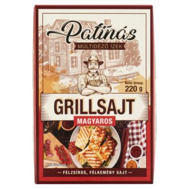 Patinás grillsajt magyaros