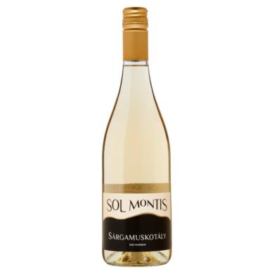 Sol Montis Felső-Magyarországi Sárgamuskotály édes fehérbor 12,5% 0,75 l