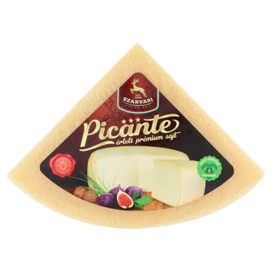 Szarvasi Picante kérgében érlelt kemény sajt