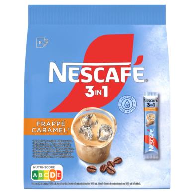 Nescafé 3in1 Frappé Caramel karamell ízű azonnal oldódó kávéspecialitás
