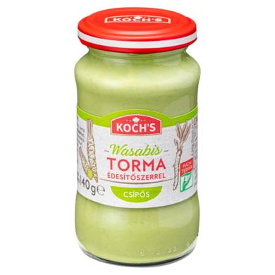 KOCHs csípős wasabi torma édesítőszerrel