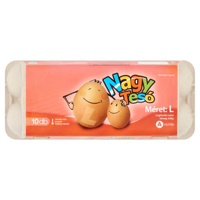Nagy Tesó L méretű tojás
