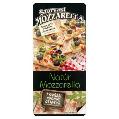 Szarvasi szeletelt natúr mozzarella sajt