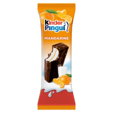 Kinder Pingui Mandarin tejes krémmel és mandarinos készítménnyel töltött sütemény