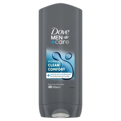 Dove Men+Care Hydrating Clean Comfort tusfürdő testre, arcra, hajra