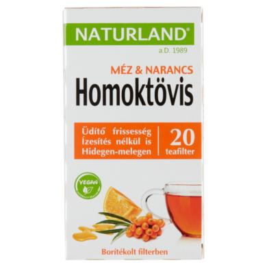 Naturland Fruit homoktövis & méz & narancs gyümölcstea 20 filter