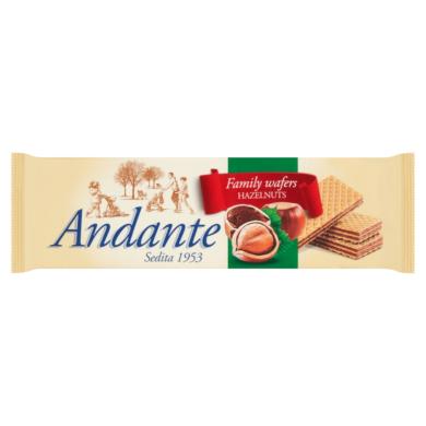 Andante mogyorós krémmel töltött ostya