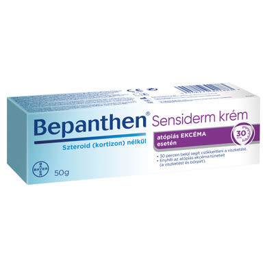 Bepanthen Sensiderm krém ekcéma és egyéb bőrirritáció esetén