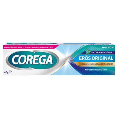 Corega erős műfogsorrögzítő krém