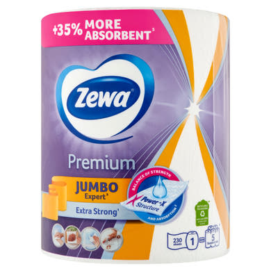 Zewa Premium Jumbo háztartási papírtörlő 3 rétegű
