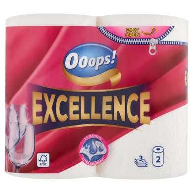 Ooops! Excellence háztartási papírtörlő 3 rétegű