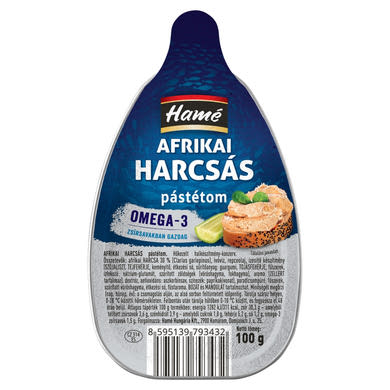 Hamé afrikai harcsa pástétom