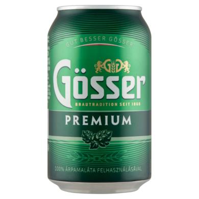 Gösser Premium minőségi világos sör 5%