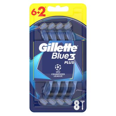 Gillette Blue3 Comfort Eldobható Férfi Borotva, 6+2 Darab