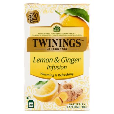 Twinings Infuso filteres citrom- és gyömbértea 20 filter 30 g