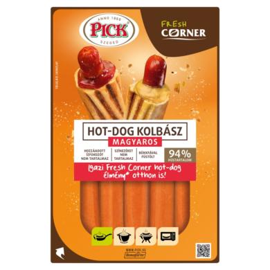 Pick hot-dog magyaros, csípős