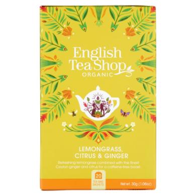 English Tea Shop BIO citromfű gyömbér citrus tea 20 filter