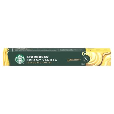 Starbucks by Nespresso Creamy Vanilla vaníliaízű őrölt pörkölt kávé 10 kapszula