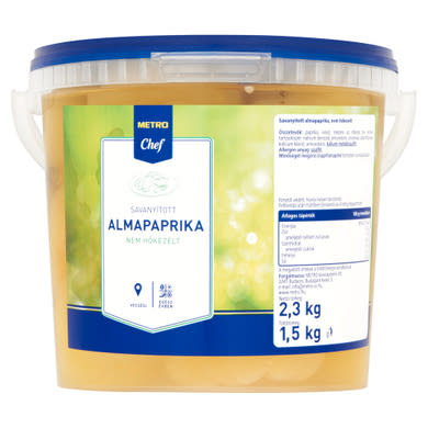 Metro Chef savanyított almapaprika 2,3 kg